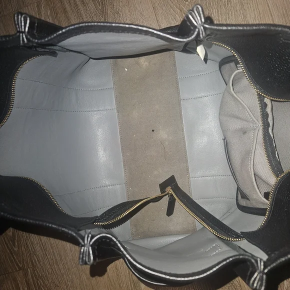 Marc Jacobs Black Leather Tote Bag - Picture 3 of 4